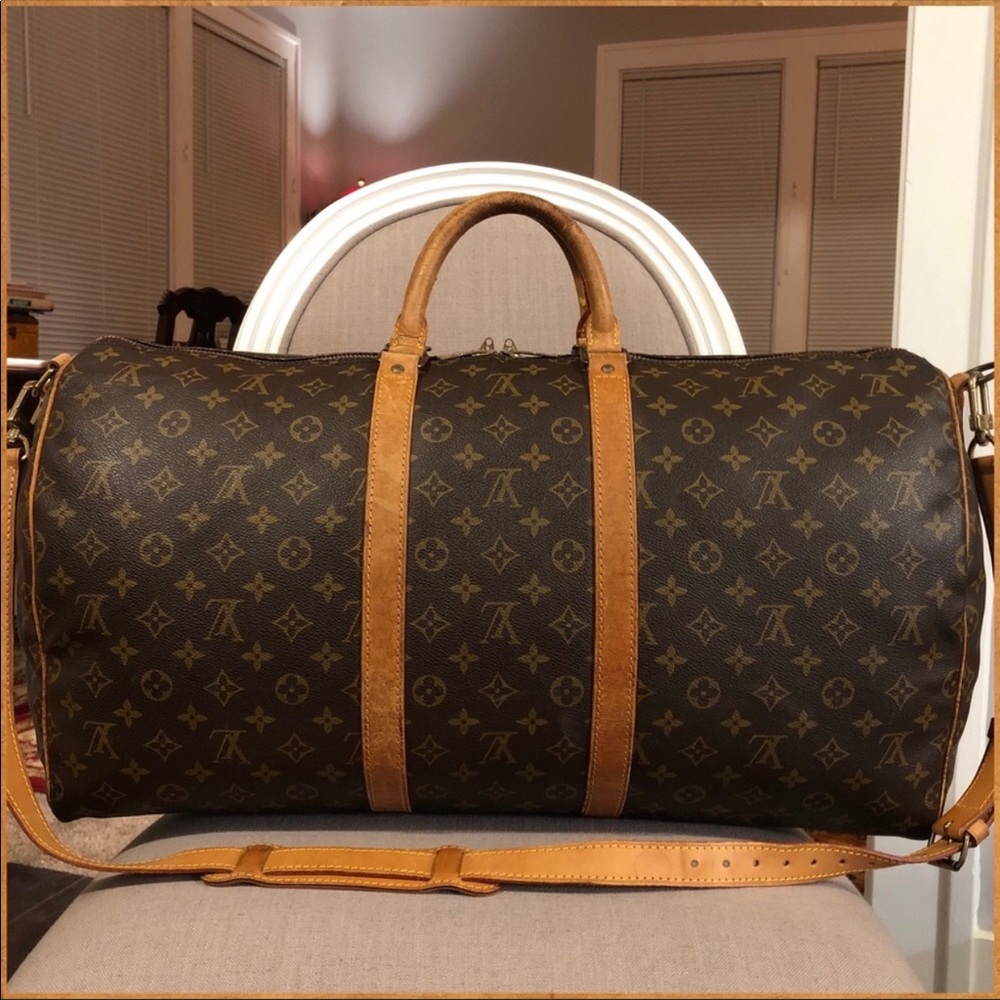 Authentic Louis Vuitton Keepall 55 Bandouliere